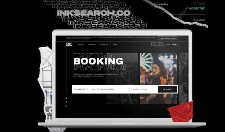 INKsearch.co - Tattoo Booking Platform